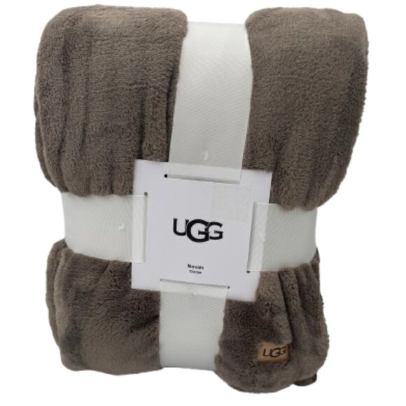 NWT UGG Novah Throw Blanket Light FAWN 50" X 70" - Picture 1 of 7